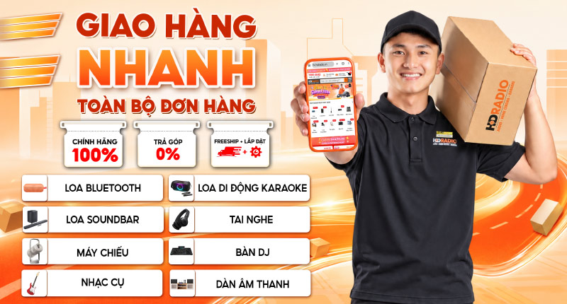 Giao Hàng Nhanh Miễn Phí Lắp Đặt Vận Chuyển