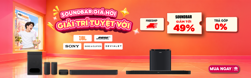 Soundbar Giá Hời Giải Trí Tuyệt Vời Giảm Tới 49%