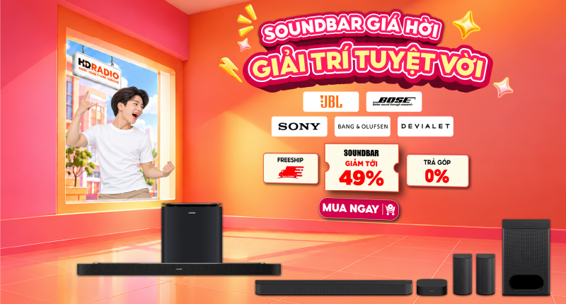 Soundbar Giá Hời Giải Trí Tuyệt Vời Giảm Tới 49%