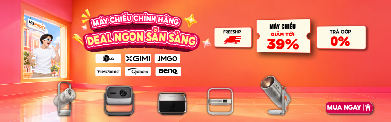 Máy Chiếu Chính Hãng Deal Ngon Sẵn Sàng Giảm Tới 39%