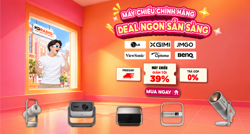 Máy Chiếu Chính Hãng Deal Ngon Sẵn Sàng Giảm Tới 39%