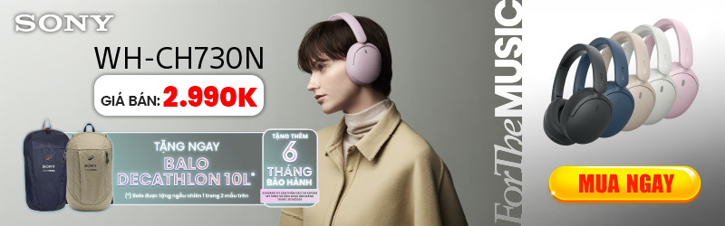 Mở Bán Chính Thức Tai nghe Sony WH-CH730N
