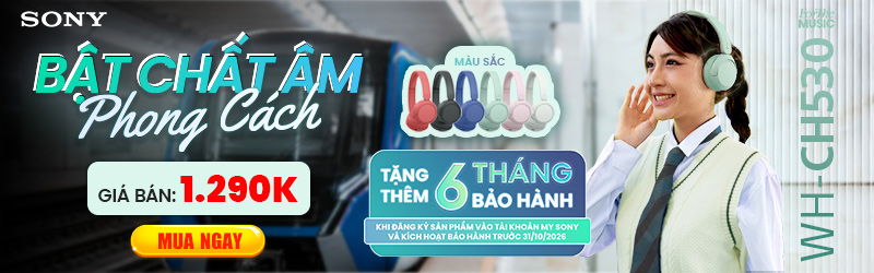 Mở Bán Chính Thức Tai Nghe Sony WH-CH530