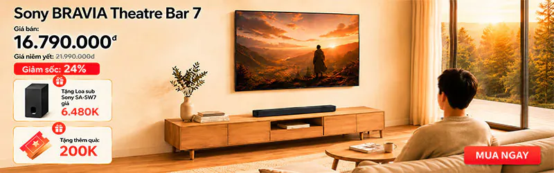 Mua Loa Sony BRAVIA Theatre Bar 7 Tặng Quà 6.480K