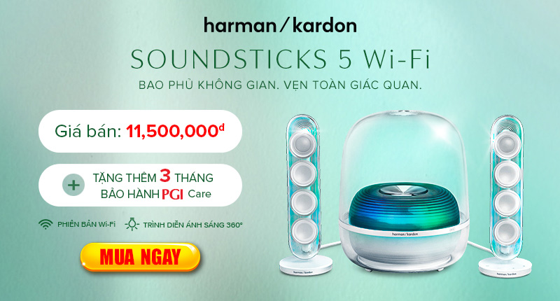 Mở bán Loa Harman Kardon SoundSticks 5 Wi-Fi
