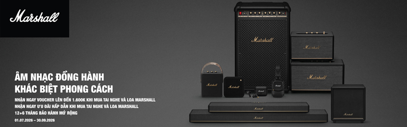 Mua Loa Và Tai Nghe Marshall Nhận Ưu Đãi Lên Tới 1600K