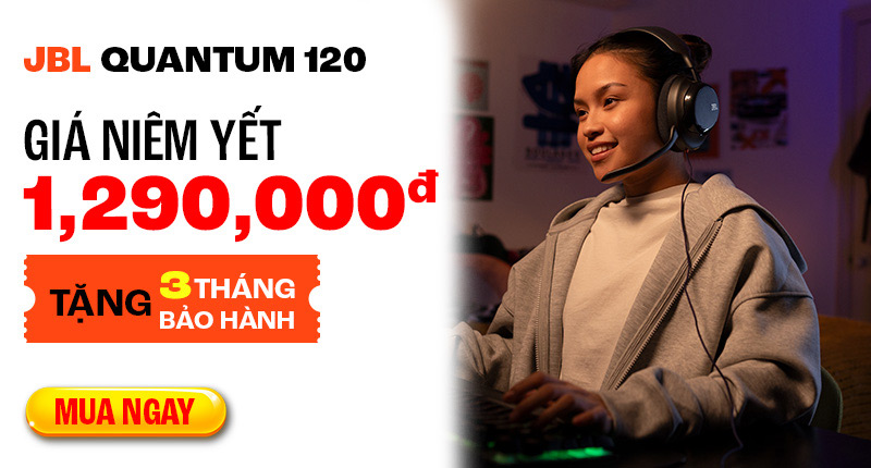 Tai nghe JBL Quantum 120 ưu đãi mở bán