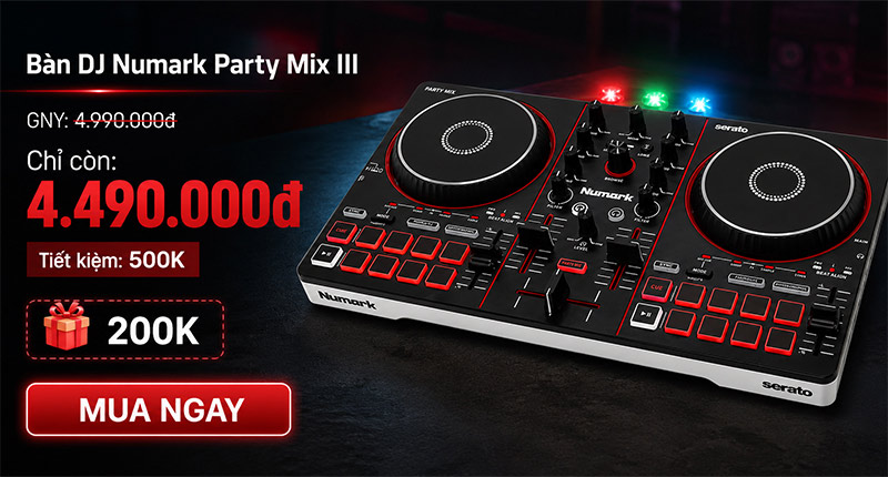 Mua Bàn DJ Numark Party Mix III Nhận Ngay Ưu Đãi