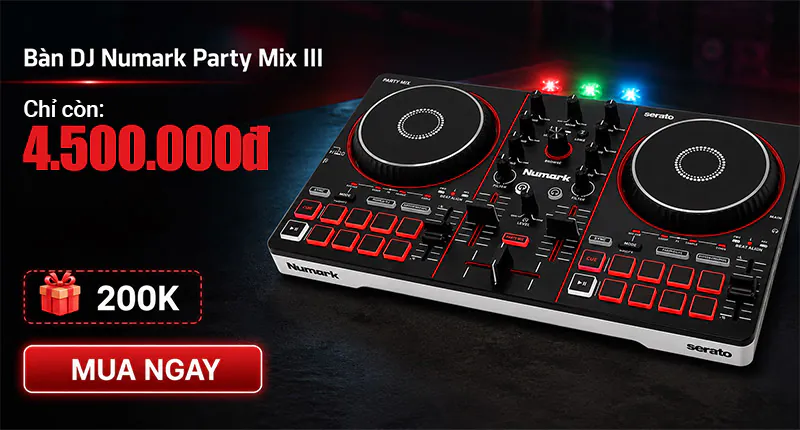 Mua Bàn DJ Numark Party Mix III Nhận Ngay Ưu Đãi
