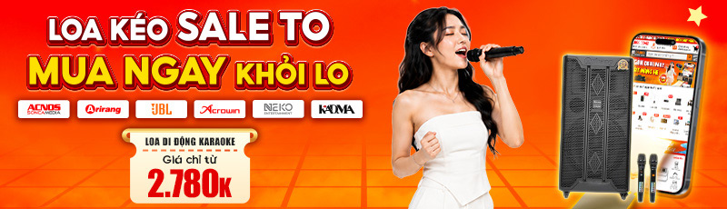 Loa Di Động Karaoke Chính Hãng Chỉ Từ 2780k