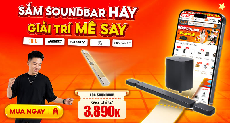 Sắm Loa Soundbar Chính Hãng Chỉ từ 3890k