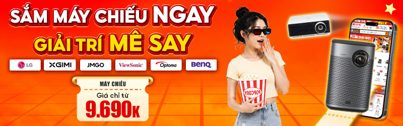 Mua Máy Chiếu Ngay Chill Hè Mê Say