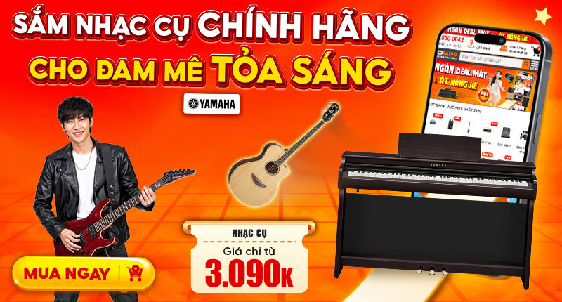 Mua Nhạc Cụ Chính Hãng Chỉ Từ 3090k