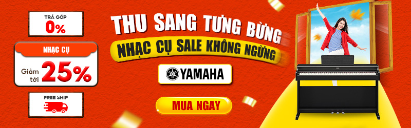 Thu Sang Tưng Bừng Nhạc Cụ Sale Không Ngừng Giảm Tới 25%