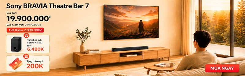 Mua Loa Sony BRAVIA Theatre Bar 7 Nhận Quà Hấp Dẫn