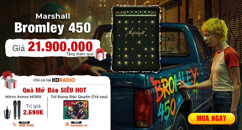 Mở Bán Loa Marshall Bromley 450 Nhận Quà Hot