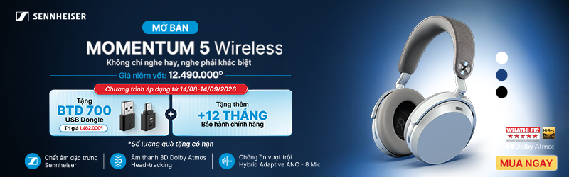 Mở bán Sennheiser Momentum 5 Wireless