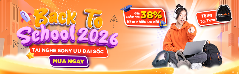 Back to school - Mua tai nghe Sony nhận ngay ưu đãi