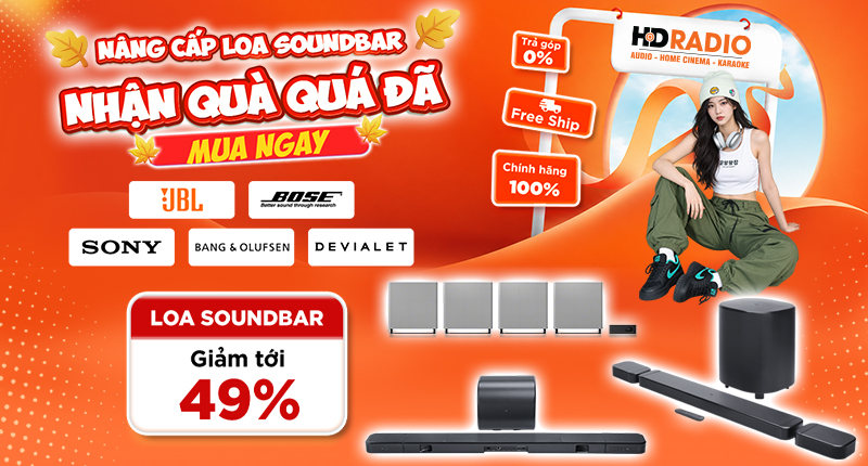 Nâng Cấp Soundbar Nhận Quà Quá Đã Giá Hời Giảm Tới 49%