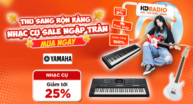 Thu Sang Rộn Ràng Nhạc Cụ Sale Ngập Tràn Giảm Tới 25%