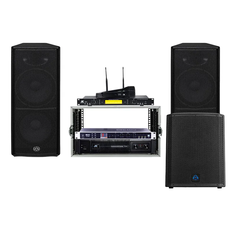 Dàn âm thanh hội trường SK71 (Wharfedale Impact X215, JKaudio D2800, NEKO DK1000, JKAudio K310, Wharfedale T-Sub AX18B)