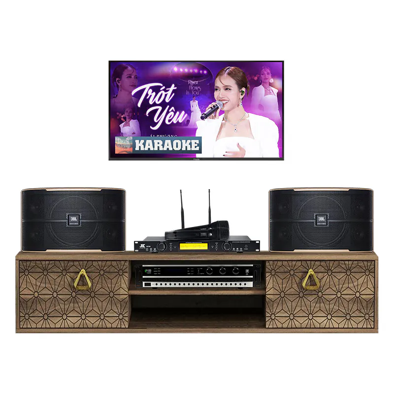 Dàn karaoke JBL gia đình GD07 ( JBL Pasion 10, Kiwi PD8000, Micro JKaudio K310 )