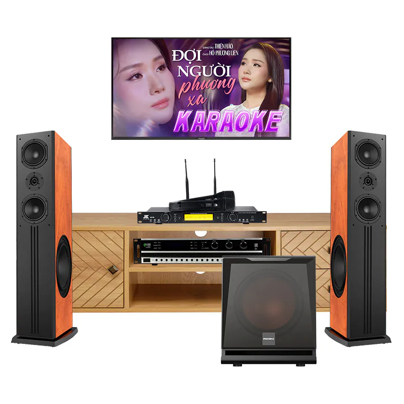 Dàn Karaoke gia đình GD19 (Paramax D88 Limited, Kiwi PD8000, JKAudio K310, sub Paramax D30)