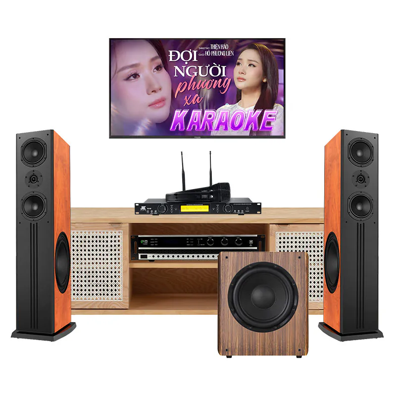 Dàn karaoke gia đình GD20 (Paramax D88 Limited, Kiwi PD8000, JKAudio K310, sub Kadma SU30)