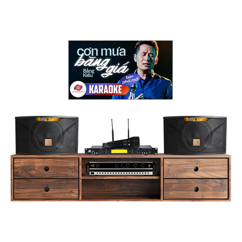 Dàn karaoke GD98 (JBL Ki110 Gold Edition, Kiwi PD8000, JKaudio K310)