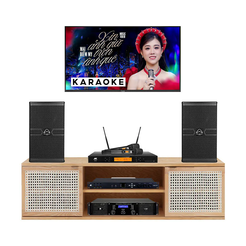 Dàn Karaoke Cao Cấp HDR47 ( Whafedale Anglo E10, Công suất, Jkaudio X6000 Plus, K500 )