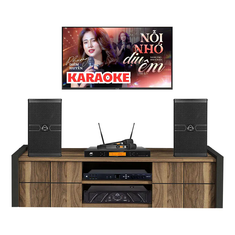 Dàn Karaoke Cao Cấp HDR49 ( Whafedale Anglo E10, XR2500, Jkaudio X6000 Plus, K500 )