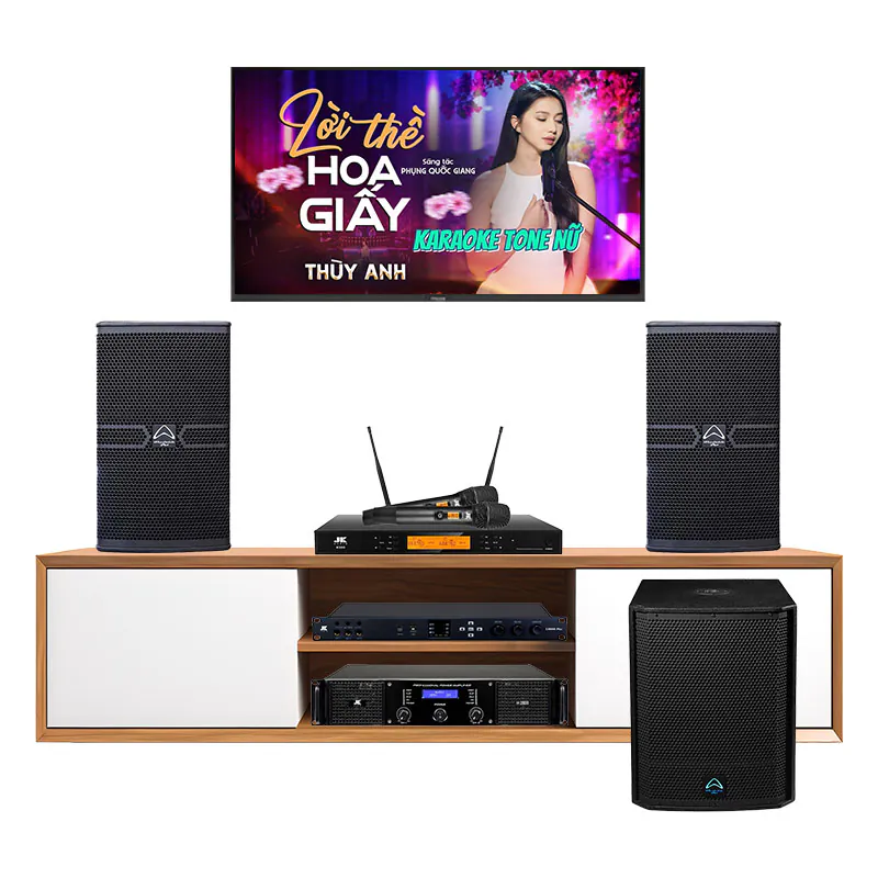Dàn Karaoke Cao Cấp HDR66 ( Anglo X12A, H2600, X6000 Plus, K500,  AX15B)