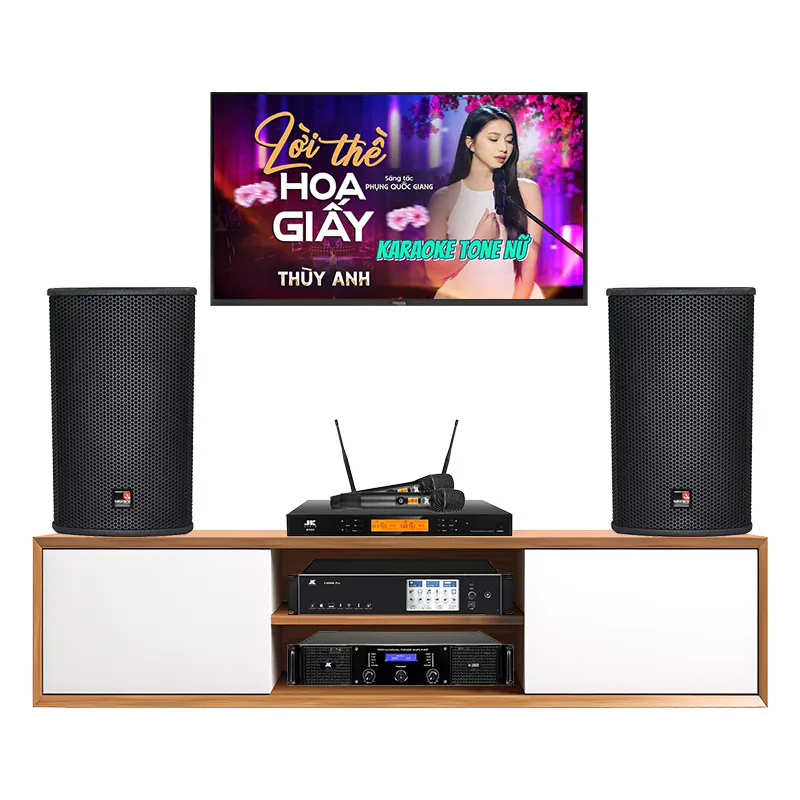 Dàn Karaoke cao cấp HDR75 (Tecnare E10, JKAudio H2600, X9900 Pro, JKAudio K500)