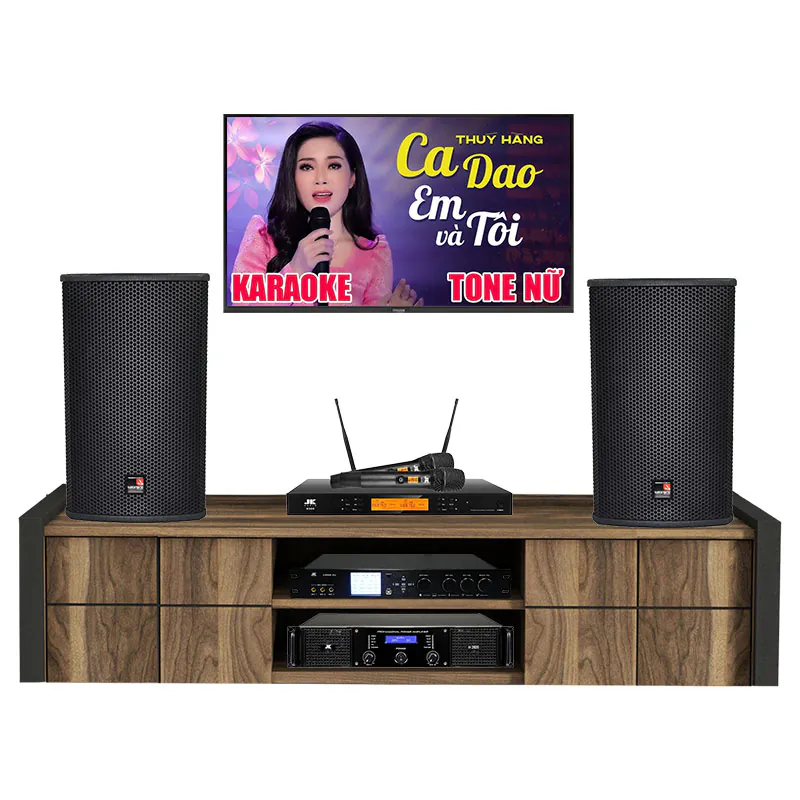 Dàn Karaoke cao cấp HDR77 (Tecnare E10, Jkaudio H2600, X9000 Pro, JKAudio K500)