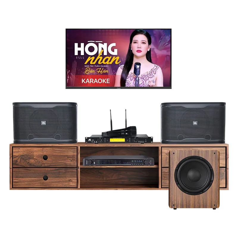 Dàn karaoke gia đình HK108 (JBL RM210, Koda S8 Plus, JK Audio K310, Kadma SU30)