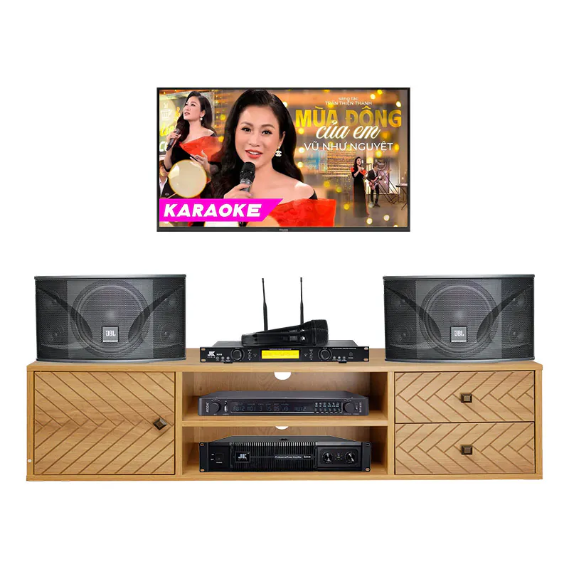Dàn karaoke gia đình HK110 (JBL Ki110, JKaudio D2600, Koda S8 Plus, JKAudio K310)