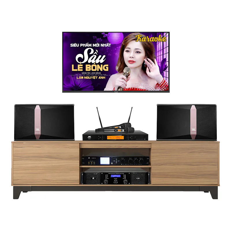 Dàn karaoke JBL HK70 (JBL Ki512, Jkaudio X9000 Pro, H2600, Micro K500)