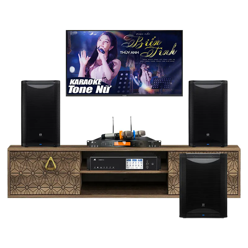 Dàn karaoke PreSonus KGD124 (PreSonus AIR XD12, AIR XD Sub 18, JKaudio X9900 Pro, B9)