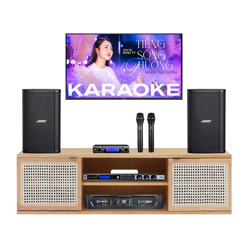 Dàn karaoke gia đình KGD138 (Bose ShowTime SK12, Crown KVS1000, JBL KX190, JBL VM300)