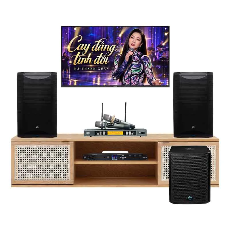 Dàn karaoke PreSonus KGD159 (PreSonus AIR XD15, JKaudio X6000 Plus, B5 Pro, Wharfedale AX15B)