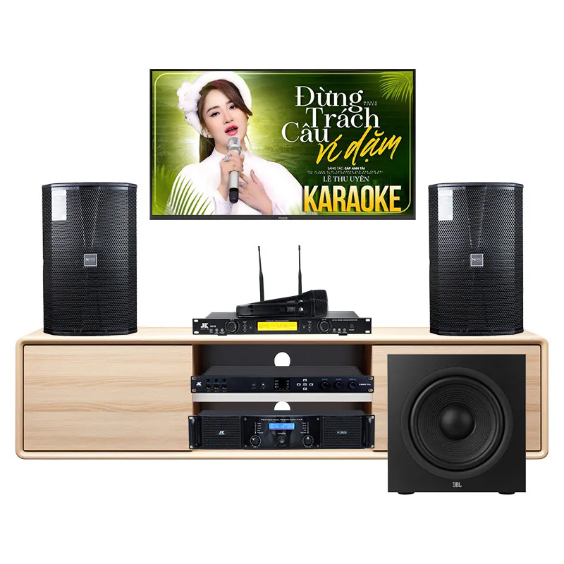 Dàn karaoke gia đình KGD251 (Neko NX12, JKAudio X6000 Plus, H2600, K310, sub JBL Stage 220P)