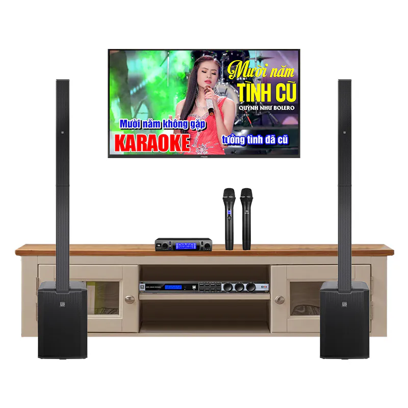 Dàn karaoke gia đình KGD274 (LD Systems MAUI 28 G3, JBL KX190, JBL VM300)
