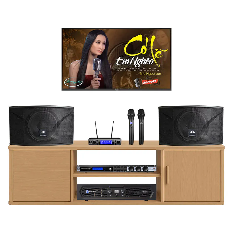 Dàn karaoke gia đình KGD38 (JBL Ki110, KX190, VM300, Crown KVS500)