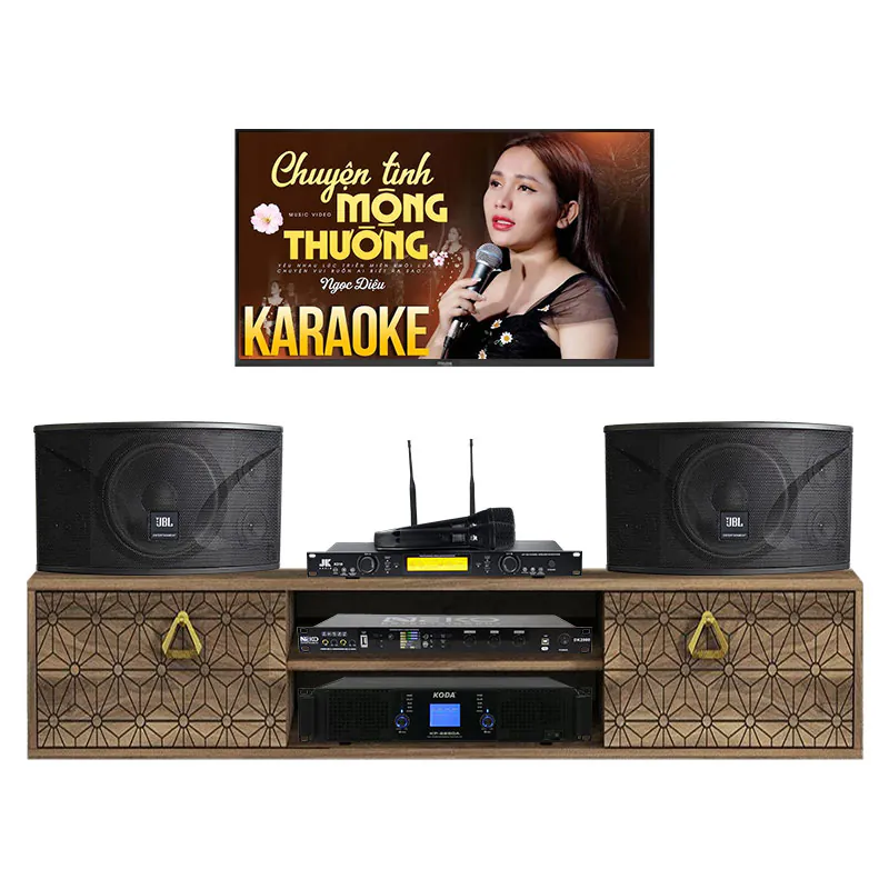 Dàn karaoke gia đình KGD49 (JBL Ki110, Koda KP2650A, NEKO DK1000, JKAudio K310)