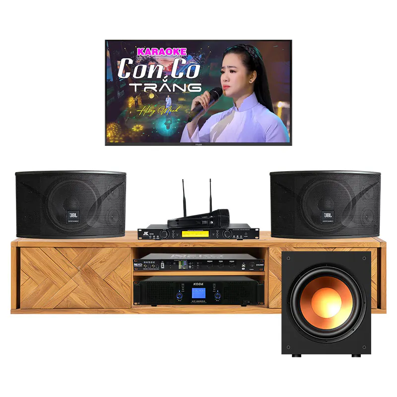 Dàn karaoke gia đình KGD50 (JBL Ki110, Koda KP2650A, NEKO DK1000, JKAudio K310, Paramax E30)