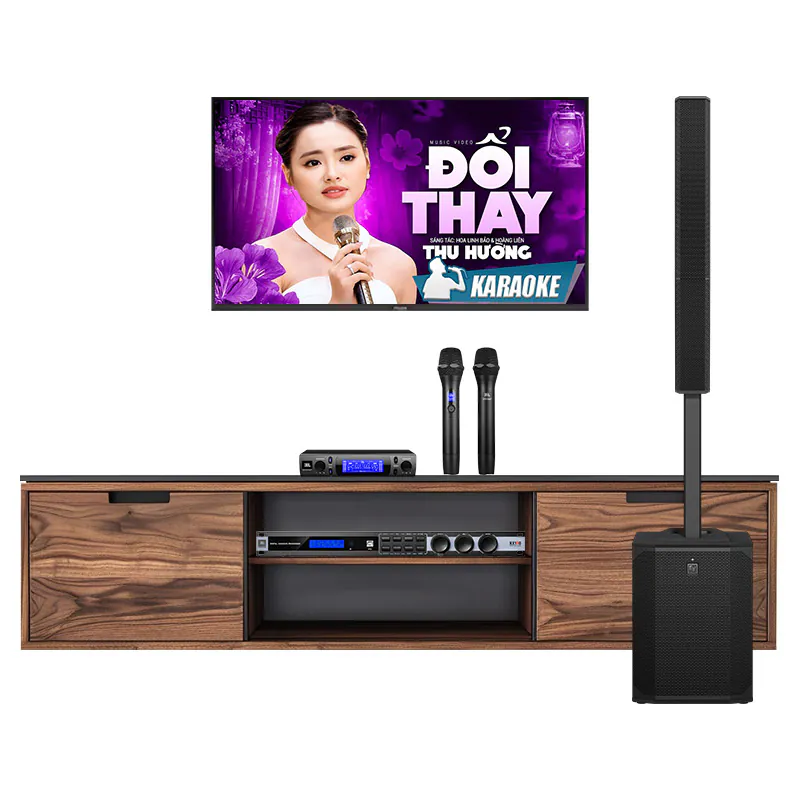 Dàn karaoke gia đình KGD72 (Electro voice Evolve 70, JBL KX190, JBL VM300)