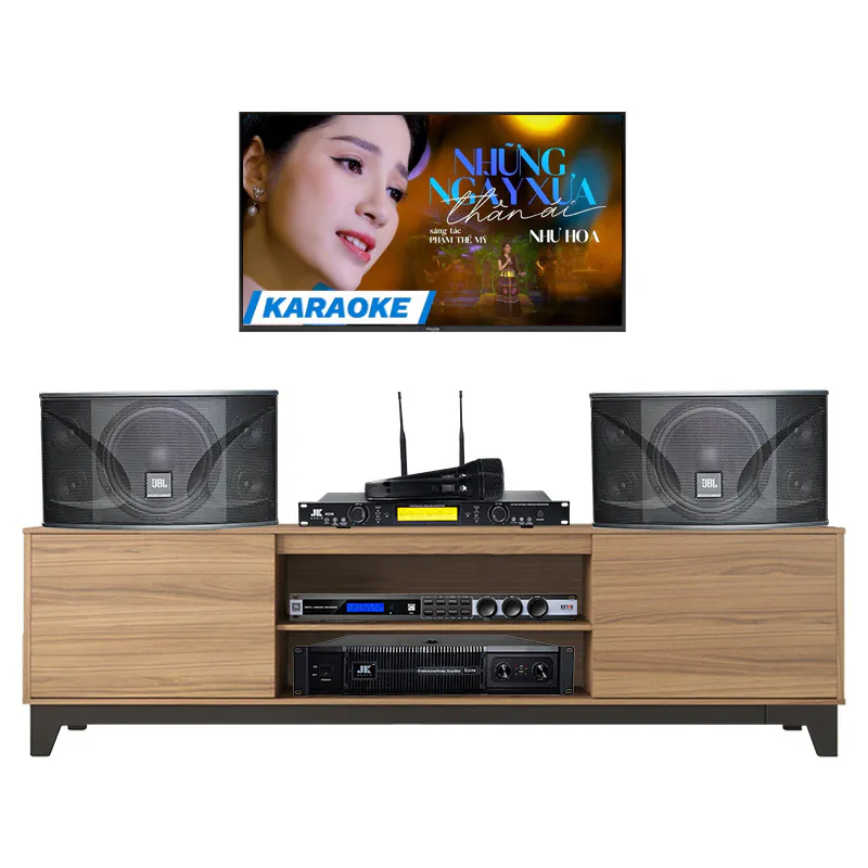 Dàn karaoke KH135 (JBL Ki110, JKaudio D2600, JBL KX190, JKAudio K310)