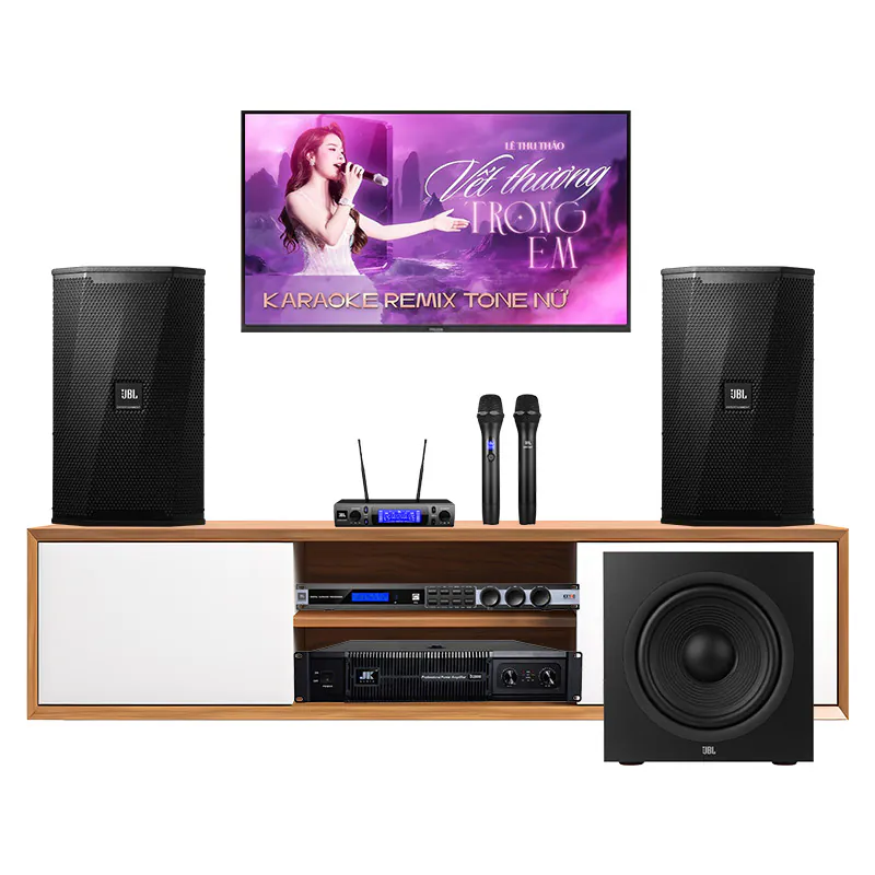 Dàn karaoke gia đình KH91 (JBL KPS2, VM300, Stage 220P, KX190, JKAudio D2800)