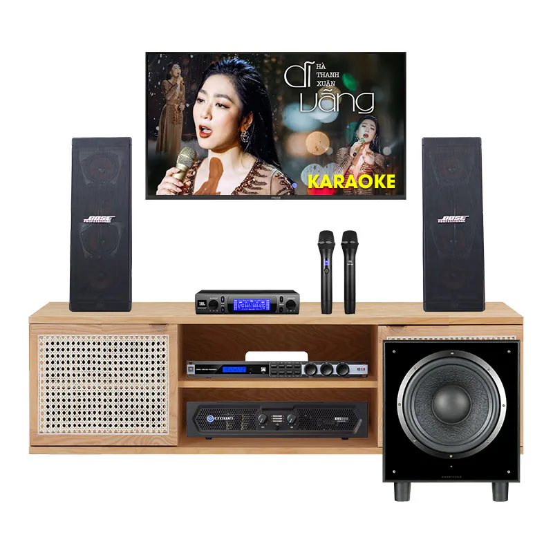 Dàn karaoke Bose KHD68 (Bose 402 Seri V, Crown KVS500, JBL KX190, JBL VM300, Wharfedale SW12)