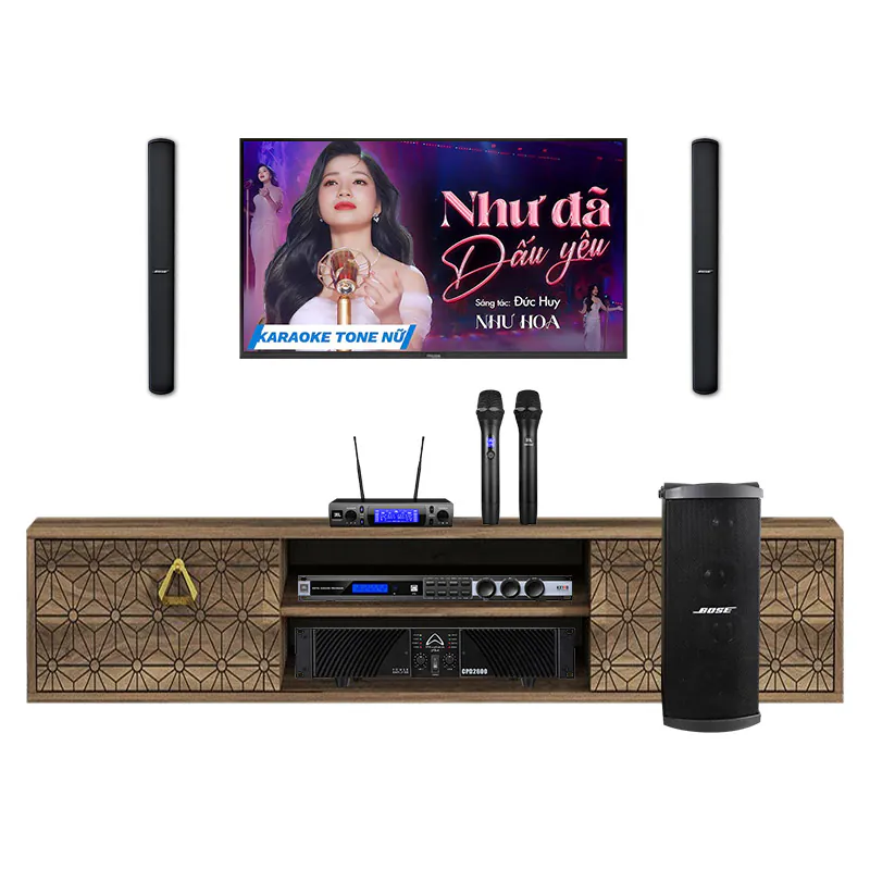 Dàn karaoke Bose LC01 (Bose Panaray MA12, Wharfedale CPD2600, JBL KX190, JBL VM300, Bose MB4)